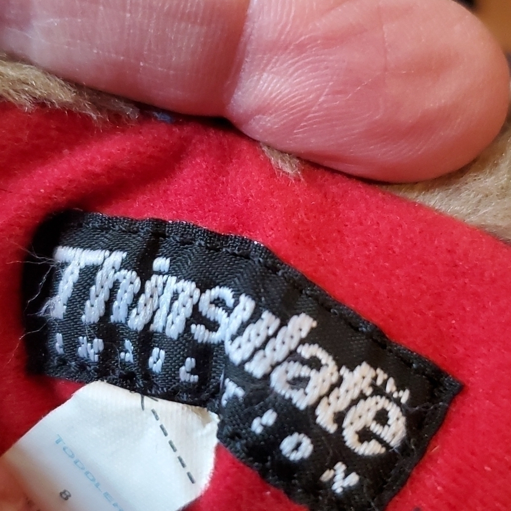 GAP Kids Boots with Faux Fur Lining - Brown and Red - Picture 3 of 10